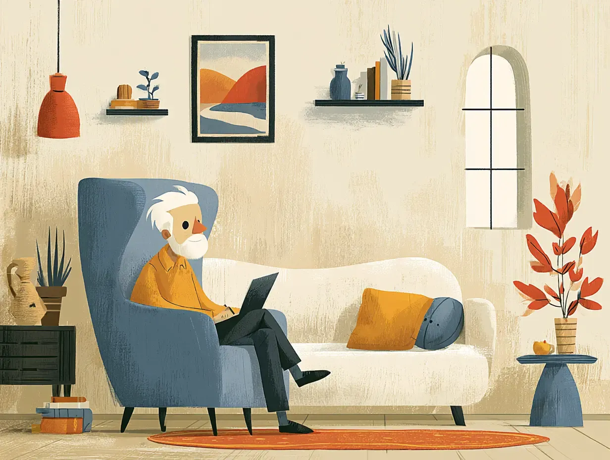 Exemple de site sobre pour une psychologue en libéral