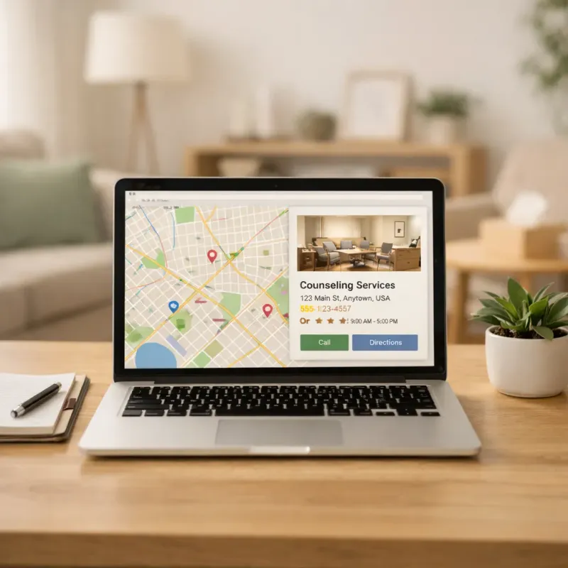 Fiche Google psychomotricien : réglages essentiels