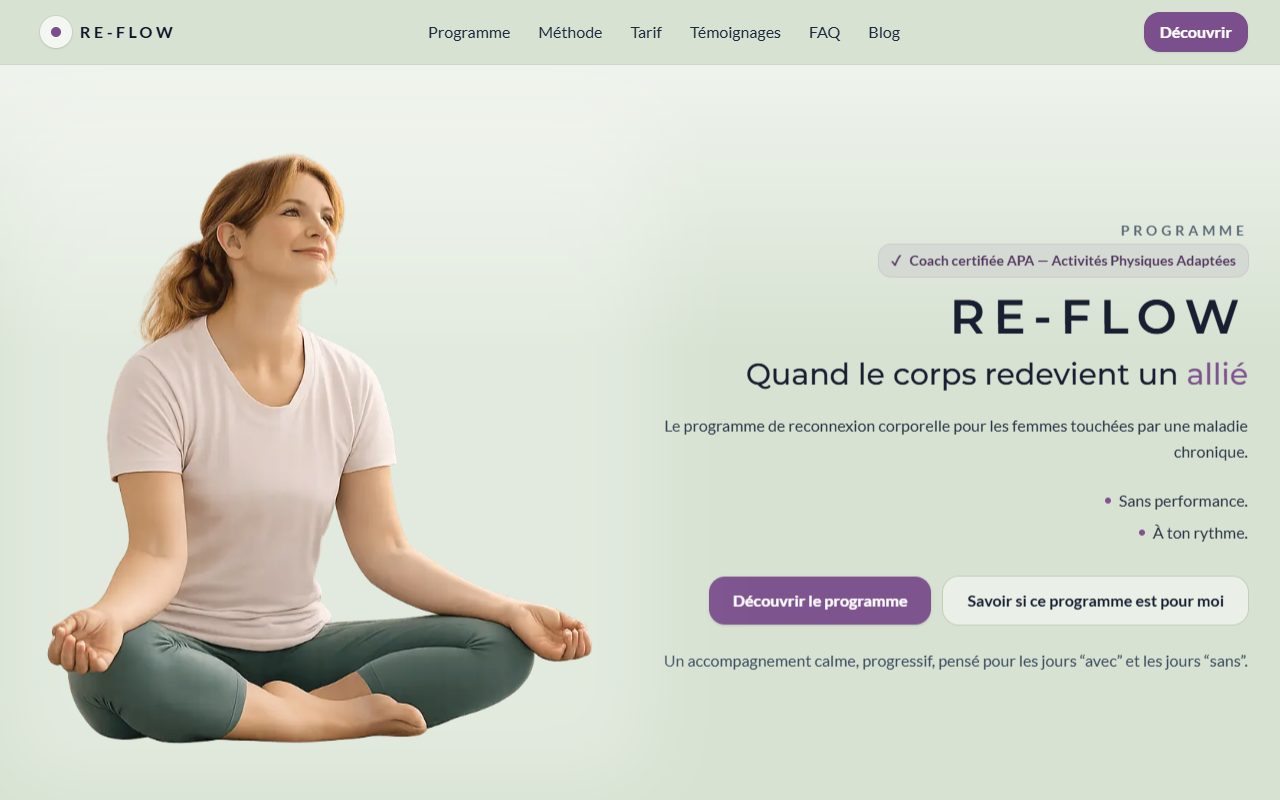 Aperçu du site Cécile Coaching